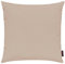 Fino Kissenhülle ca. 50 x 50 cm hochwertig & knitterarm Farbe (71 Beige) 1 Stück
