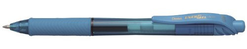 Pentel 3 Stück Tintenroller Gel Energel BL107, hellblau