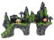Saim Mountain View Aquarium Ornament Baum Haus Br¨¹cke Fisch Tank Dekoration