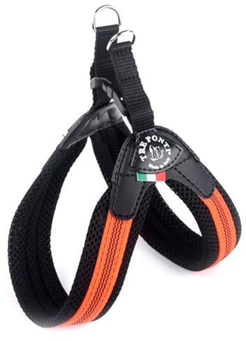 Tre Ponti Easy Fit Soft Mesh Fluo Pop mit Click-Verschluss div. Größen und Farben, Farbe:orange, Größe:Gr 1. / 24-29cm / bis 3kg