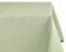 BEAUTEX fleckenabweisende und bügelfreie Tischdecke - Tischtuch mit Lotuseffekt - Tischwäsche in Leinenoptik, Eckig 110x160 cm, Hellgrün