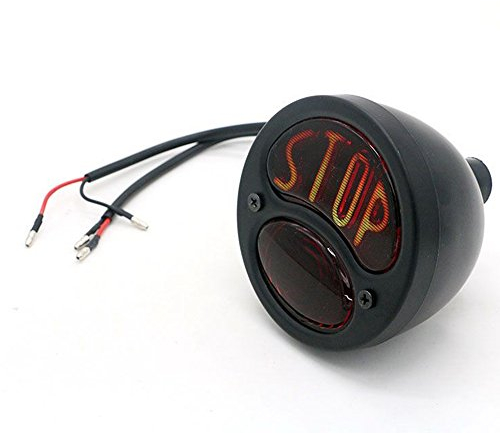 Rückleuchten für Motorrad-Kennzeichen, integrierte Bremsleuchten, Rückleuchten, Retro-Kreuzer, generische LED für alle Motorräder