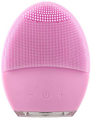 Bracae Spazzola Viso Pulizia Silicone. Massaggiatore Elettrico del Viso.IPX7 Impermeabile Detergente Viso e Esfoliante,Ricaricabile con Vibrazioni Sonico Dispositivo di Pulizia del Style 1