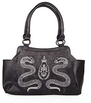 Banned Alternative Alchemist Frauen Handtasche schwarz/grau