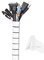 MOSOTECH 2m Kabelschlauch Weiß, Flexible Kabelkanal Cord Organizer Kabelhülle Schutz-System, Universal Kabelmanagement fürTV, Computer, 2m - ∅16mm