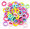 Rpanle 100 Stück Haargummis Mädchen, Multicolor Haar Gummibänder Haarbänder Elastischer Haarschmuck Haarseil Pferdeschwanz Haarband Set für Baby Kinder (2.5cm*6mm) Frühling