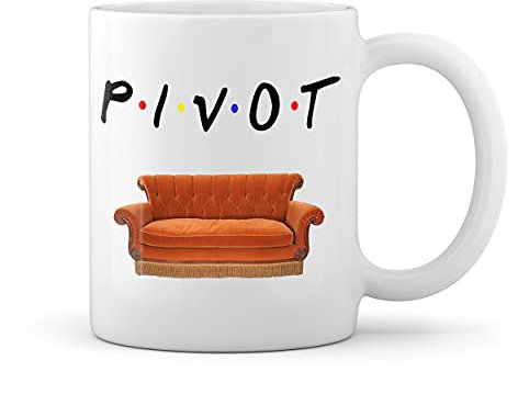 Friends TV Show Pivot Couch Sofa Bianco tazza di caffè Mug