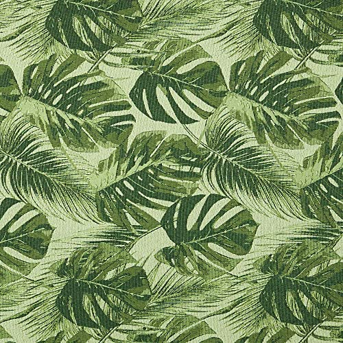 Kt KILOtela - Meterware Tapisserie-Stoff, Jacquard, Gobelin, Polsterung, Dekoration, Breite 280 cm, Länge wählbar 50 in 50 cm, Tropische Blätter Monstera - Grün