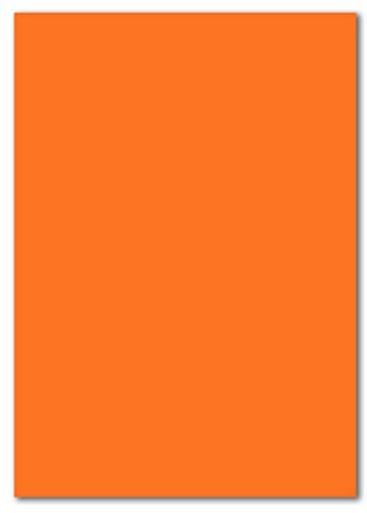 500 Blatt DIN A5 Papier - Orange - 120gr - 14,8 x 21cm - Bastelbogen Tonpapier Bastelpapier Briefbogen - FarbenFroh by GUSTAV NEUSER