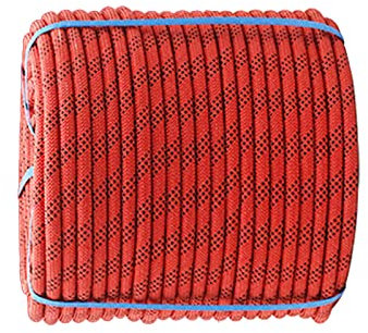 Yimihua Corde d’Escalade Rouge 10mm/12mm/14mm Corde Sécurité Et Durable，Sports en Plein Air Randonnée Corde Corde Intérieure Statique Secours Évasion équipement，Multi-Taille(Size:10m,Color:10mm)