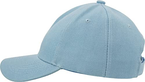 fashionchimp Baseball Basic-Cap in verschiedenen Uni-Farben, Unisex 6-Panel Cap, Kappe (Hellblau)