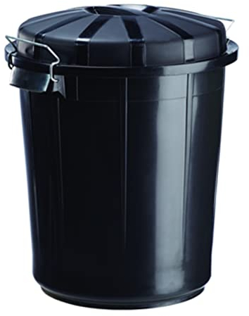 Bo Time Poubelle de Rue Noir 70L - Livraison Gratuite France - Expédition par la sté