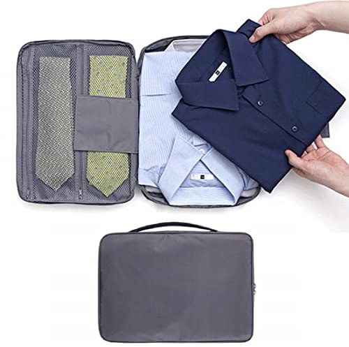 XPEX porta camicie da viaggio, organizer valigia e zaino, rigido, Piccolo e leggero, ideale per viaggi di lavoro ed a lunga distanza, unisex