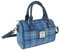 Glen Appin Of Scotland Harris Tweed 'Kilbride' Mini-Tragetasche, Col 129 Hellblau, xs