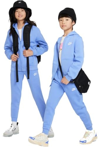 Nike Unisex Kinder Nsw Club Fleecejacke, Polar/White, 146-152 EU