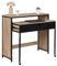 IDMarket - Bureau Extensible 1 tiroir Noir Boston Design Industriel