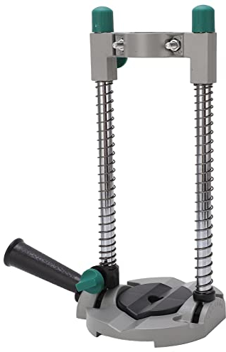 Portable Drill Guide Drill Press Stand, Multi-Angle Drill Guide 45 Degree Adjustable Angle Drill Holder Guide Portable Drill Press for Electric Hand Drill Horizontal Vertical Angular Drilling Guide