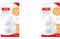 NUK First Choice+ Anti-Colic-Trinksauger Silikon, kiefergerechte NUK Form, Größe 1 (0-6 Monate) M für Milch, 2 Stück (2er Pack)