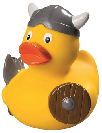 Wikinger - Islandente - Hobbyente - Quietscheente - Badeente - ca. 8 cm gross