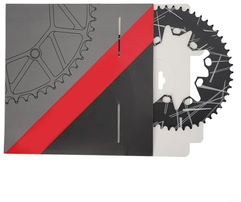 Plato ovalado de alta resistencia para bicicleta de carretera que mejora la frecuencia de pedaleo (52T)