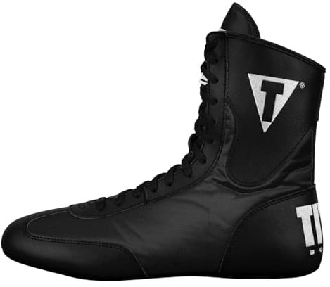 Title Boxing Speed-Flex Encore Mid-Top Boxing Shoes: MMA, Kickboxing, Boxing Boots - Black