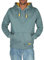 DENIMFY Sweatjacke Herren mit Kapuze Reißverschluss Regular Fit DFLeo Kapuzenjacke, Größe:L, Farben:Turbid Blue