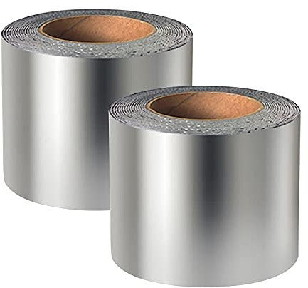 Repair tape,2 Rolls Repair Tape - Self Adhesive Tape, Leak-Proof, Good, for Pipe Repair, Roof, Tent, Wall Patch (Size : 20cm(W) x 5m(L))