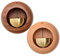 2PCS-Ladenbesitzer Glocken für Türöffnung, Selbstklebende/magnetische Tür-Glockenspiel, hölzerne Tür-Glockenspiel, knusprige Schalltür-Chimes, wenn Sich die Tür für die Tür des Tür des Tür im Tü