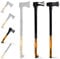 BOOMET Set: Beil 1000g / Axt 2200g / Hammer 3000g · Verschiedene Äxte und Sets zur Auswahl · Spaltaxt · Effizientes Holzspalten mit Fiberglasstiel für Brennholz und Garten
