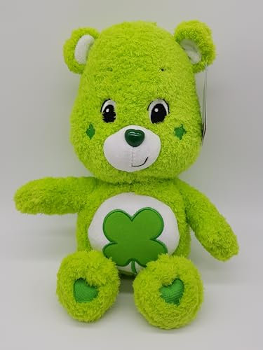Glücksbärchis Kuscheltier 32 cm – Offizielles Lizenzprodukt – Grumpy Bear, Funshine Bear, Tenderheart Bear, Share Bear, Cheer Bear – super Soft & flauschig (Glücksbärchi (Good Luck Bear))