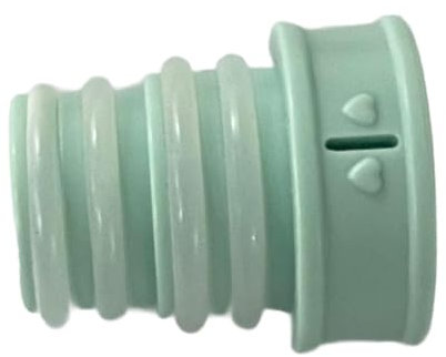 Perfeclan Bidet Cap for Toilet Travel Bidet Cap Easy to Carry Cleaning Compatible for Water Bottle Hand Sprayer for Shower Personal Use, Blue