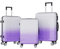 Mutuolux Valigie, Bianco-Viola, 3 pièces-1, Moderno
