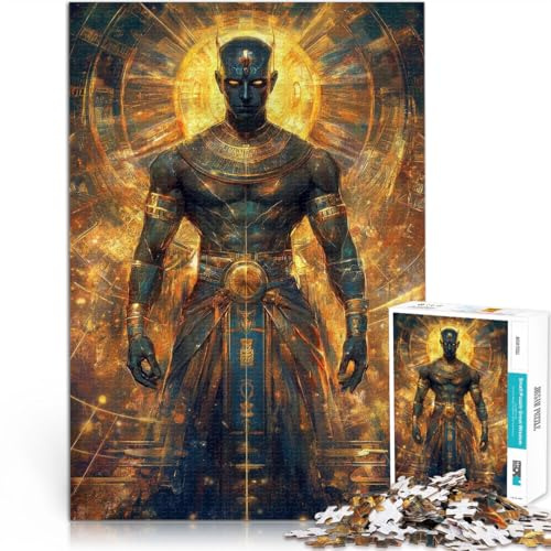 2000-teilige Puzzles für Erwachsene Ägyptische Mythologie Aus Karton für und ab 14 Jahren Heimdekoration Tolle Geschenke und Spielzeuge。Größe：70x100cm/27.5x39.3Zoll