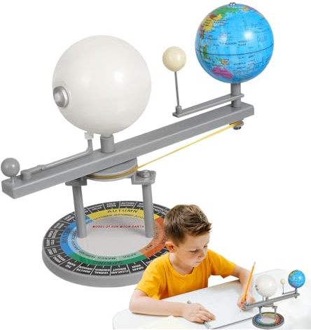 Sonne Erde Mond Orbital Modell - Hands-On Astronomie Kit, Rotierende himmlische Anzeige, stabiles Planetarisches Erkundungswerkzeug, pädagogisches Wissenschafts-Set | für Klassenzimmer Studenten STEM