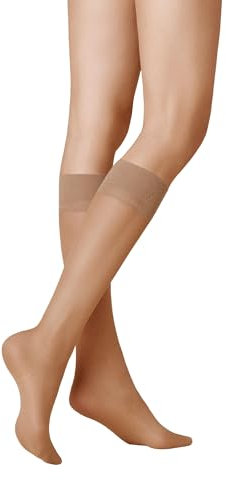 KUNERT Damen Kniestrümpfe Chinchillan Run Stop 20 Maschenstopp 20 DEN Candy 0250 39/42
