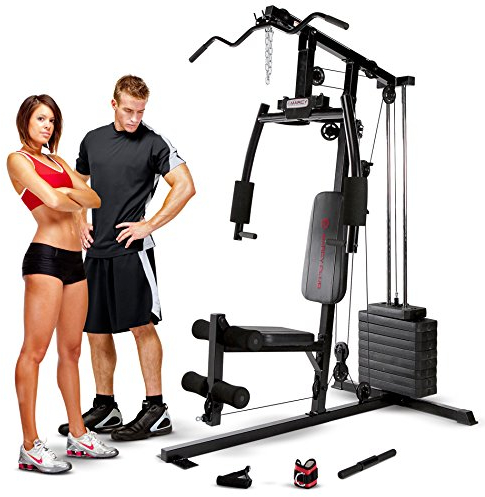 Marcy Club MKM-1101 Home Multi Gym 54 kg Stack - Black, One Size