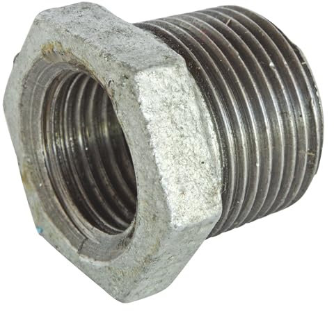 SOMATHERM FOR YOU, Réduction en fonte galva Mâle 20/27 Femelle 12/17 N° 241 - Raccord durable et résistant à la corrosion, idéal pour réseaux d'eau chaude et froide