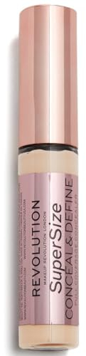 MakeUp Revolution Conceal & Define Supersize Concealer C6 13g Volldeckung, Mattfinish, Trockenhaut