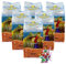 6er Pack - [ 6x 500g ] GOLDEN CANE Brauner Rohrzucker (unraffiniert) Mauritius + ein kleiner Glücksanhänger gratis