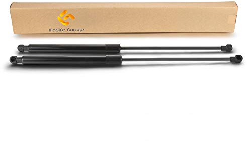Madlife Garage Heckklappen-Gasdruckfedern für Smart City-Coupe 450, 1998-2004; Federbein-Hubstütze, Schwarz, Metall, 305 mm, 130 N, A3A3, 18 mm, 8 mm, 111 mm, Q0000618V007000000, 113000013