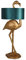 Bodenleuchte Flamingo Gold 142cm Stehlampe (ohne Leuchtmittel) Vogelfigur Stehlampe Skulptur cw253 Palazzo Exklusiv