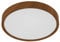 EGLO LED Deckenleuchte Musurita, 1 flammige Deckenlampe, Wohnzimmerlampe, Küchenlampe aus Stahl und Kunststoff, Flurlampe Decke in Holz-Optik, Weiß, Ø 34 cm