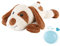 WEOK Heartbeat Welpe Plüsch Hundespielzeug, Welpe Herzschlag Stofftier für Hunde Angst Linderung Verhalten Hilfe Spielzeug (White + small)