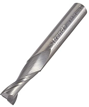 Trend CNC Spiral Up-Cut CNC Router Cutter, 6mm Shank, 6mm Cut Diameter & 17mm Cut Length, Solid Tungsten Carbide, CNC/005X6STC