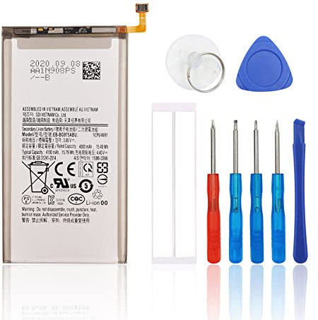 SwarKing Batteria di ricambio compatibile con Samsung Galaxy S10+ EB-BG975ABU con toolkit