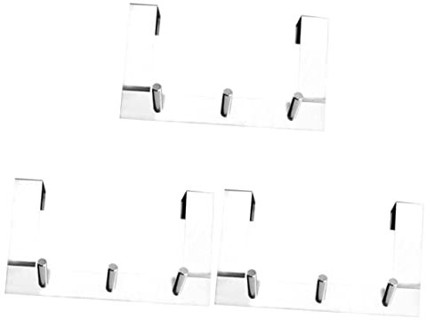 Cabilock 3-teiliger Türhaken-aufhänger Garderobenständer Organizer Über Der Tür Kein Bohren Erforderlich Moderner Stil Vielseitig Einsetzbar Schützt Ihre Tür Einfache Installation
