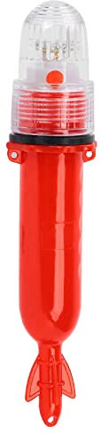 Tiiyee Faro di Sicurezza, Avviso Pericolo Emergenza Barra Illuminazione Lampeggiante Kit di Segnale Elettronico Soccorso Visivo Esca Lampada Strumenti per Pesci Sostituzione Diretta (Rosso)