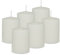 DecoLite: 6x Stumpenkerzen 80/60 mm Safe Candle - Selbstverlöschend - Brenndauer ca. 27 Stunden - 100% made in Germany von Wenzel Kerzen Wachskerzen - RAL Zertifiziert (wollweiss)