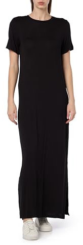 PIECES PCSOFIA Maxi T-Shirt Dress Noos BC Vestito, Nero, M Donna