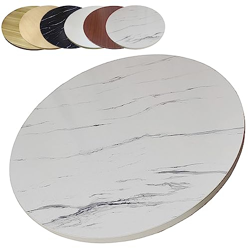 SAGIDAR Vassoio da Portata Rotondo, Giradischi Girevole in Legno, Ø 50cm-100cm Piatti Girevoli, Base Antiscivolo, Piatto Rotante da Tavolo, Superficie Liscia, Durevole E Indeformabile